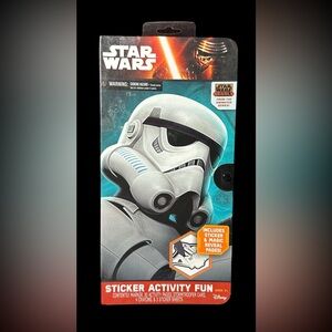 Star Wars Storm Trooper Sticker Activity Fun Portfolio Play Set- New in Package